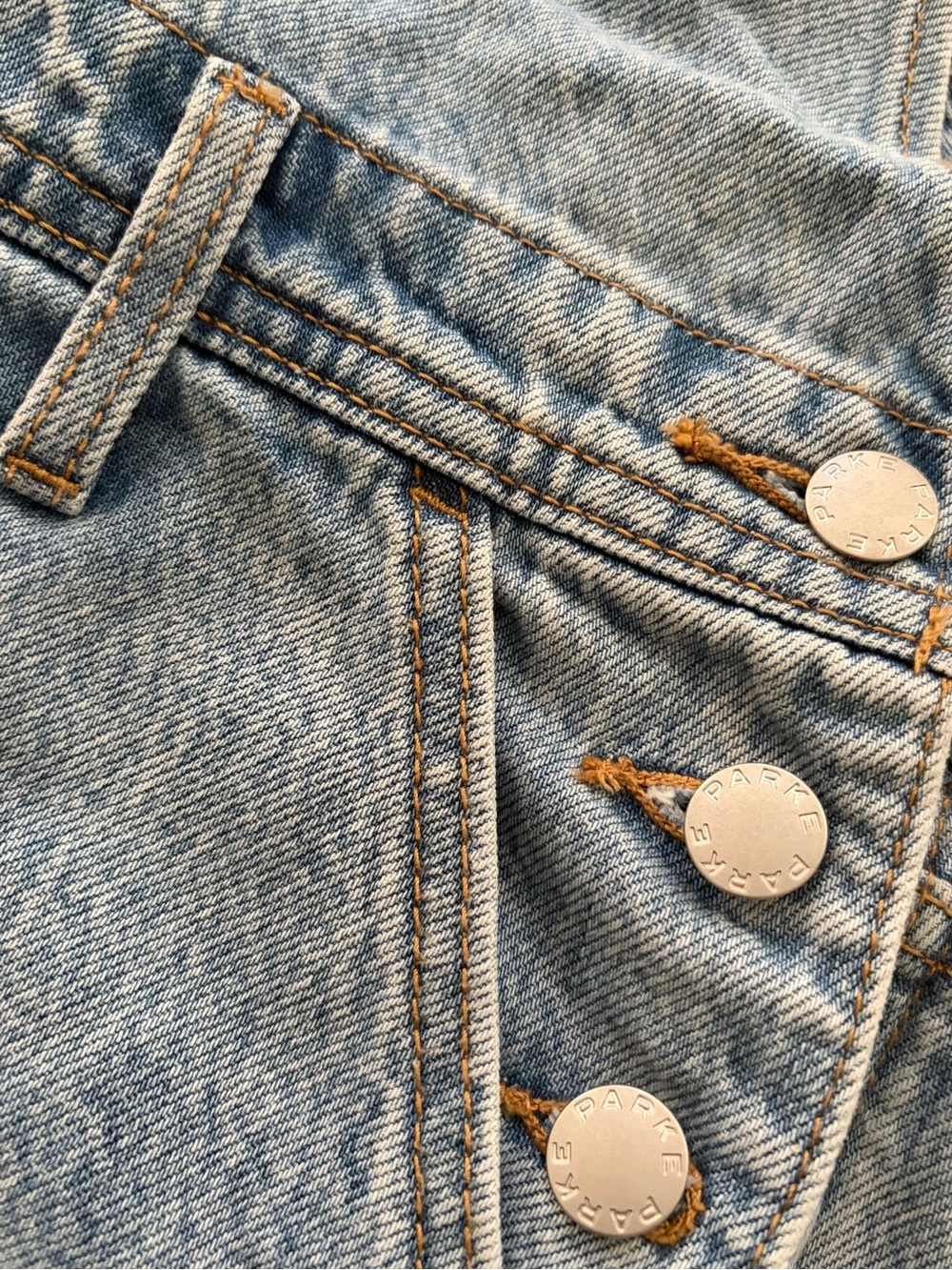 Parke Denim Short Overalls - Picture 8 of 8